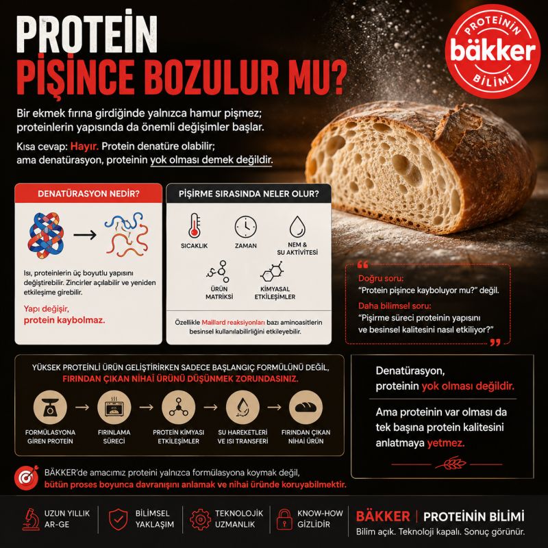 PİŞİRME SÜRECİNDE PROTEİNİN DÖNÜŞÜMÜ VE DENATÜRASYON GERÇEĞİ