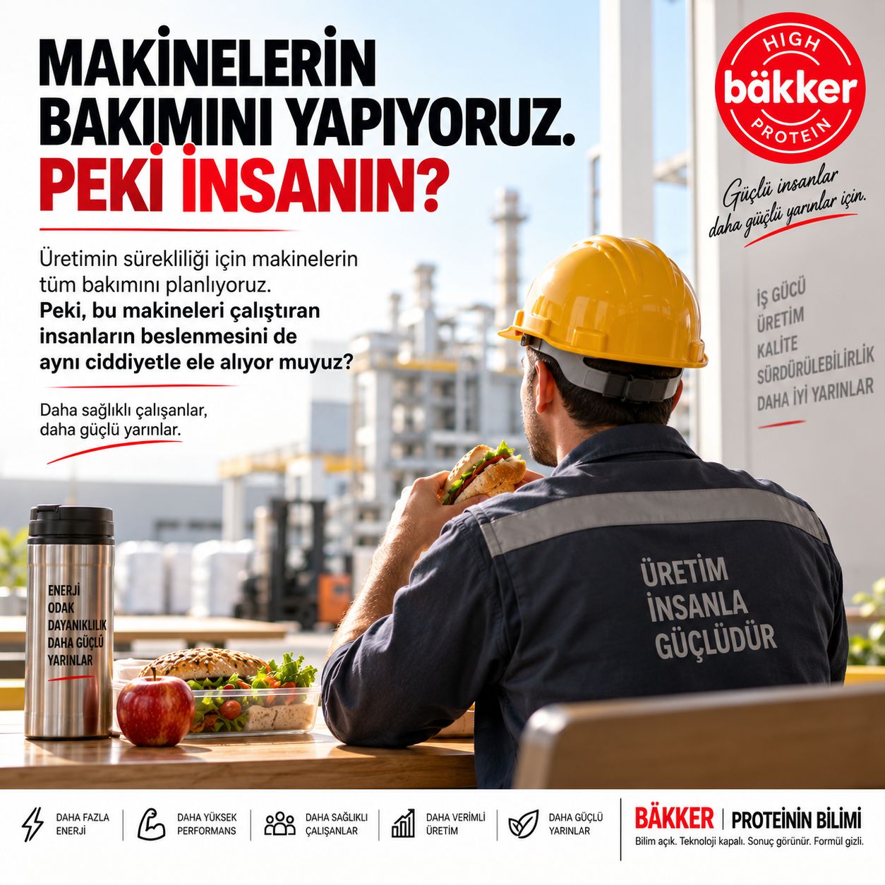 MAKİNE BAKIMINDAN İNSAN PERFORMANSINA ENDÜSTRİYEL BESLENMENİN GELECEĞİ